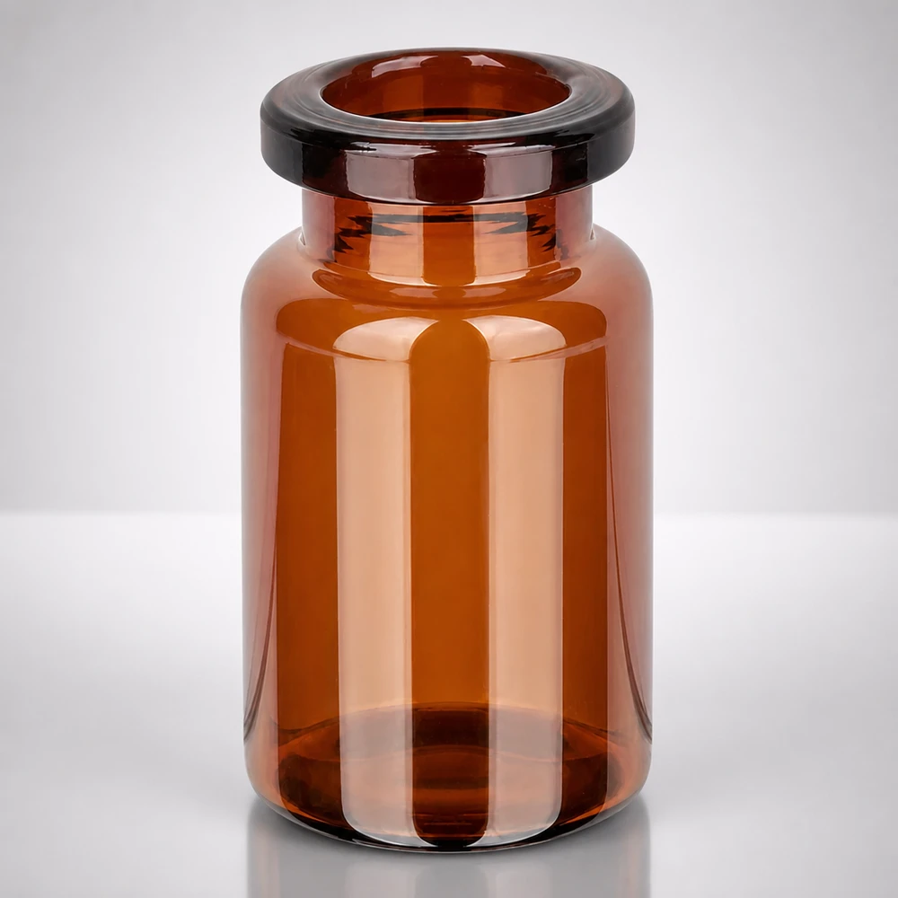Injektionsflasche Braunglas 5ml Durchsichtige Braunglas Vialflasche 5ml für pharmazeutische Abfüll und Lagerprozesse