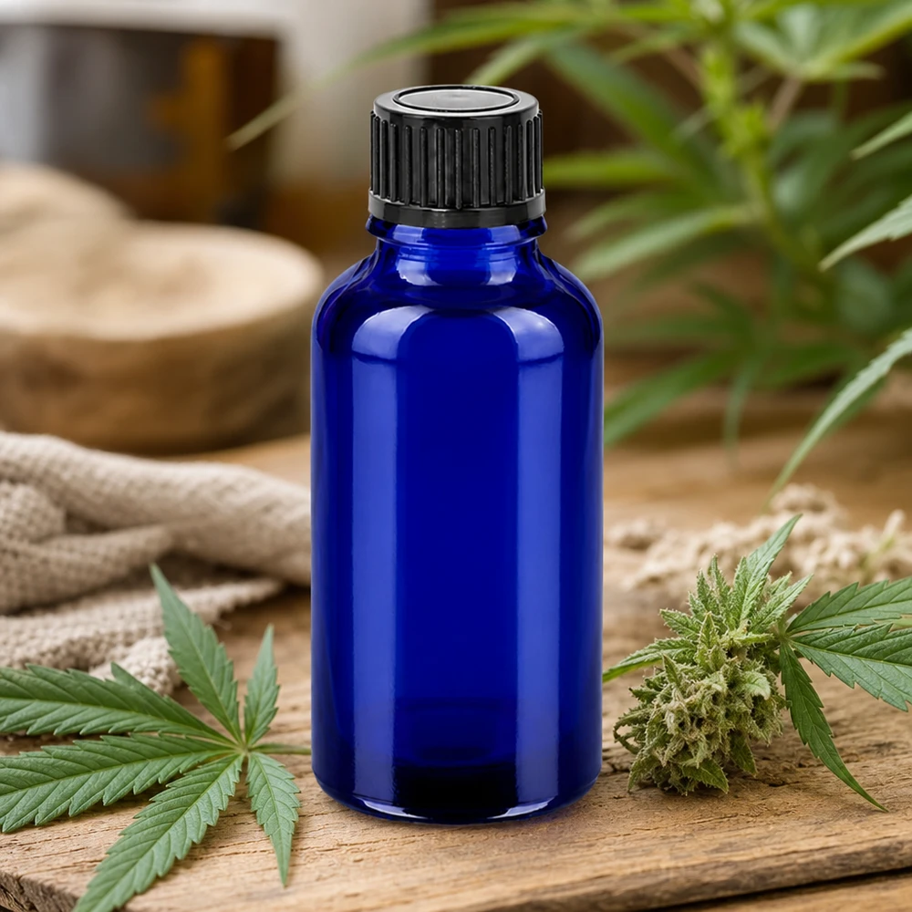 Flacone da laboratorio da 30 ml in vetro colorato con tappo ermetico per una maggiore durata di conservazione