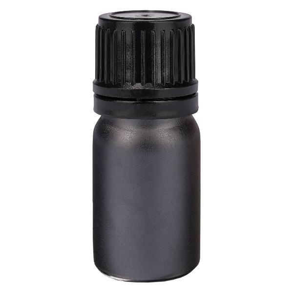 5ml Globuliflasche 8mm Giessring schwarz Originalitätsverschluss BlackLine UT18/5