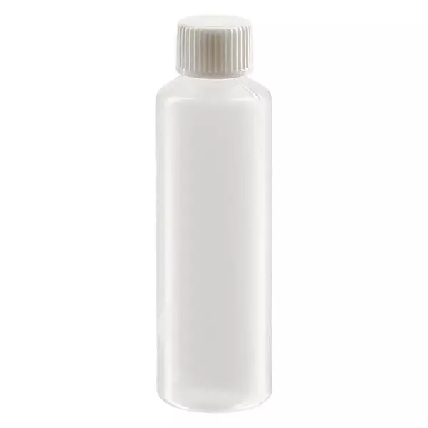 Tube à échantillons 12 ml fabriqué en PE-LD, avec bouchon à vis blanc Tube à échantillons 12 ml fabriqué en PE-LD, avec bouchon à vis blanc