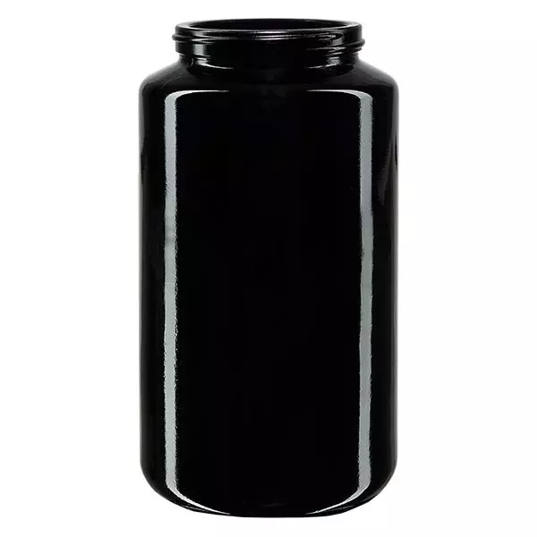 Pot violet 500 ml à large ouverture, avec filetage spécial, sans couvercle