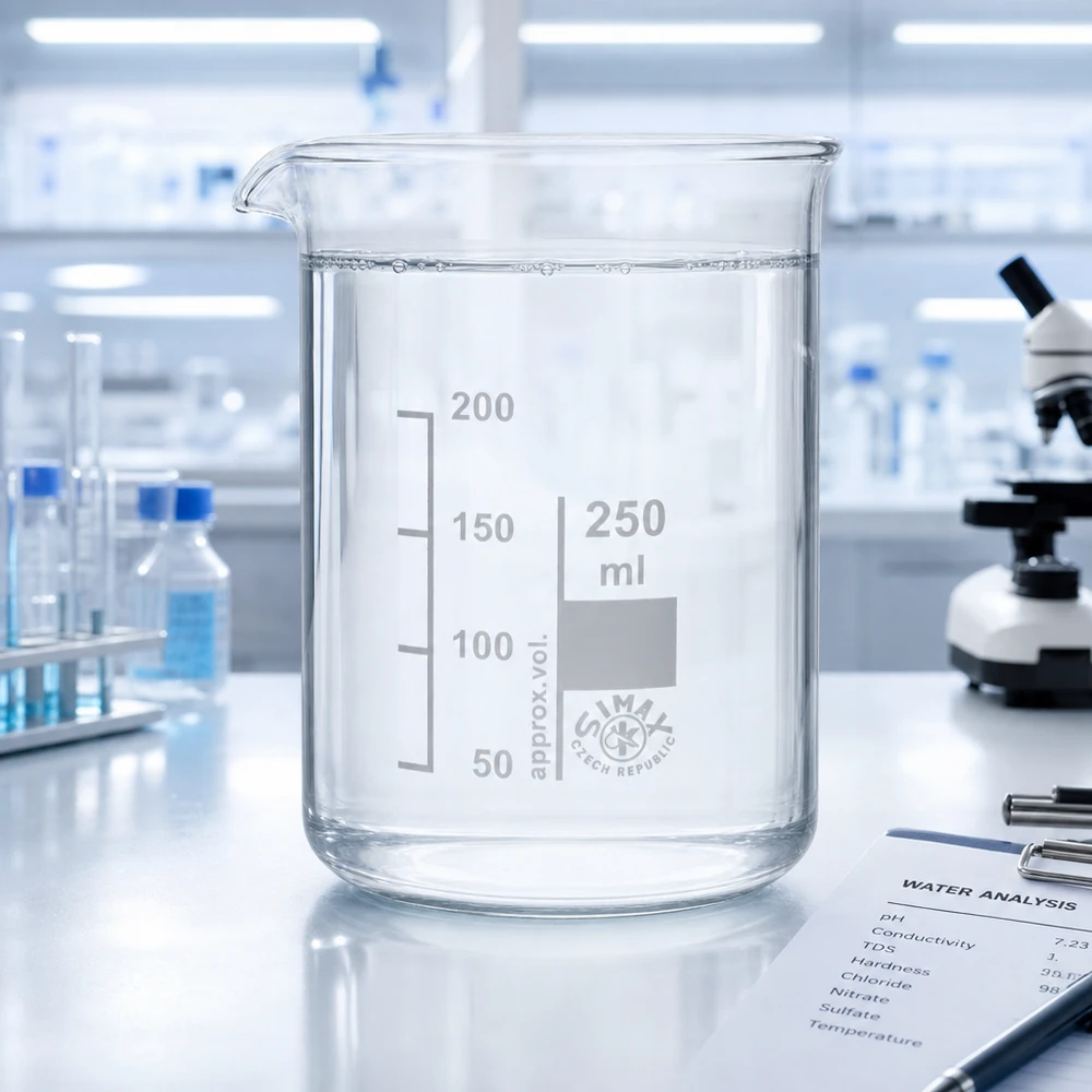 Bicchiere 250ml in vetro borosilicato, forma bassa Bicchiere di misura preciso da 250 ml a basso stampo in vetro borosilicato resistente alla temperatura per esperimenti