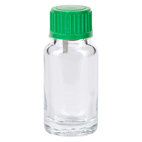 Flacone contagocce 10ml 0,8mm verde STD ClearLine UT18/10 Flacone contagocce 10ml 0,8mm verde STD ClearLine UT18/10