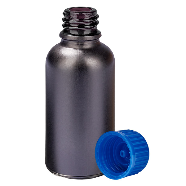 30ml Flasche 11mm Schraubverschluss blau Standard BlackLine UT18/30
