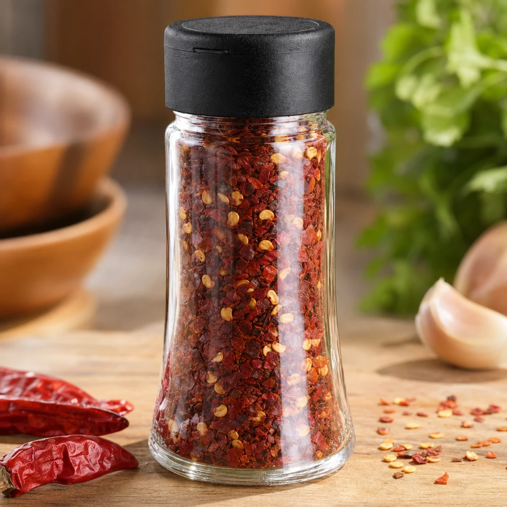 Pot à sel/épices 95 ml avec saupoudreuse, noir Pot à sel/épices 95 ml avec saupoudreuse, noir