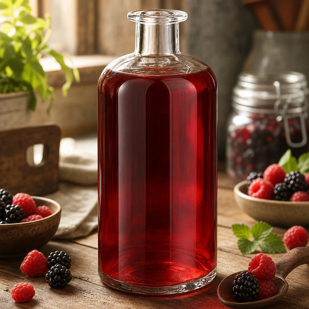 Flacone farmaceutico da 500 ml Flora senza tappo UNiTWIST®