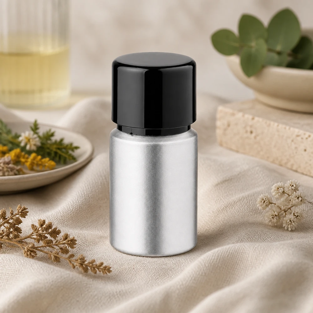 10ml gebeizte Aluflasche mit Schraubkappe Korrosionsbeständige 10ml Aluflasche - gebeizte Oberflächenbehandlung für maximale Haltbarkeit