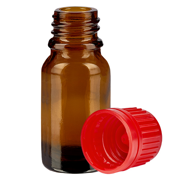 10ml Flasche 11mm Schraubverschluss rot Originalitätsverschluss BrownLine UT18/10