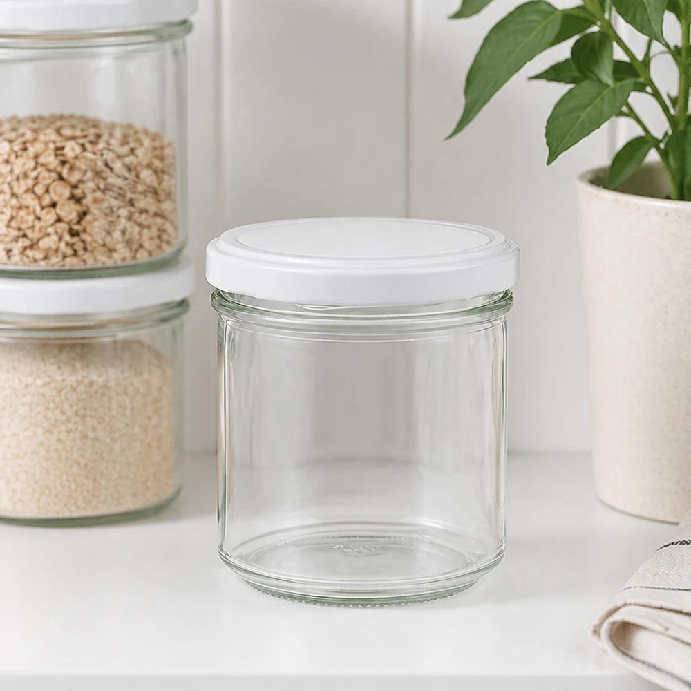 Bicchieri da 167 ml con coperchio BasicSeal bianco UN..