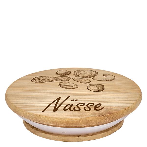 Holzdeckel "Nüsse" für WECK RR100