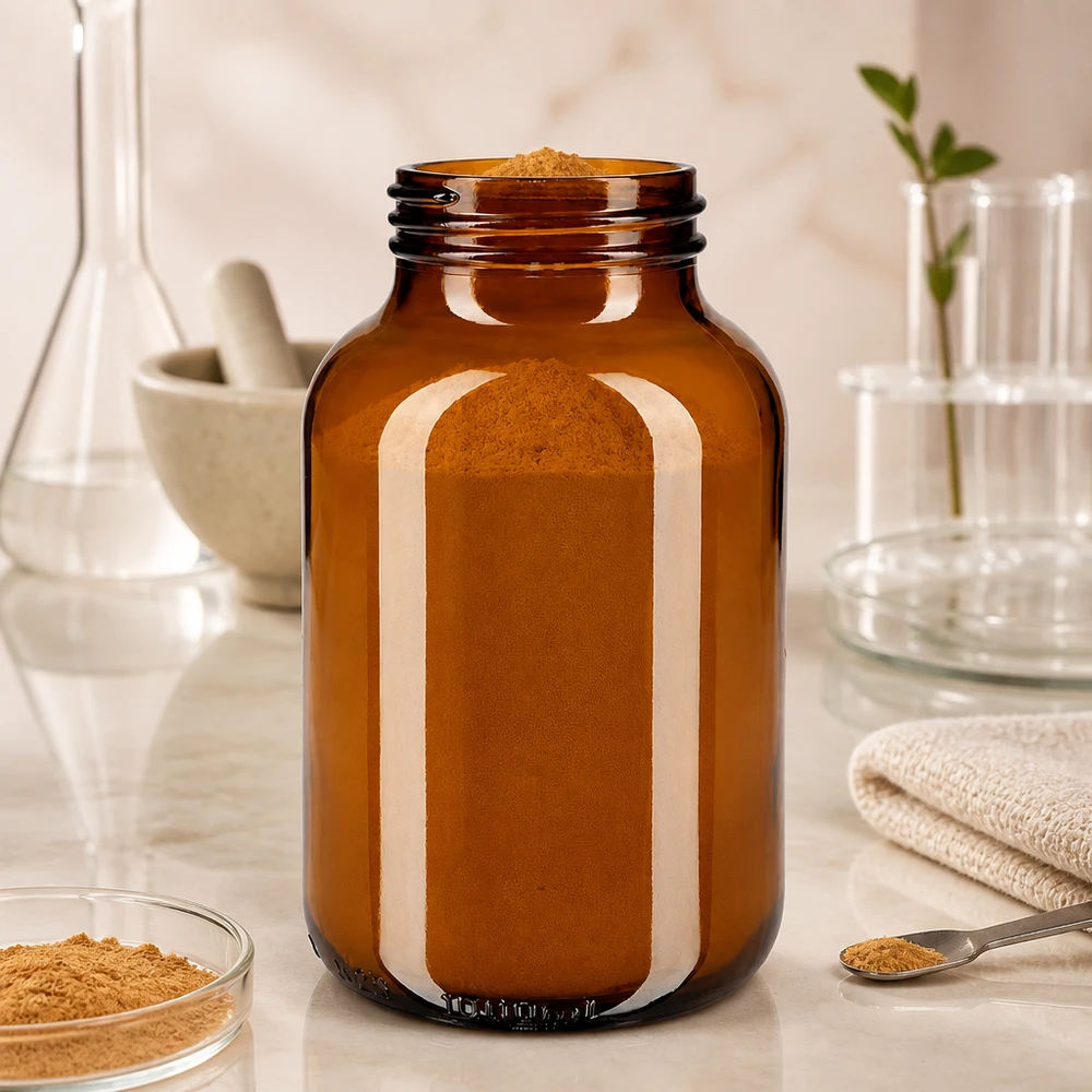 Bocal à col large en verre ambré 1000 ml, goulot DIN 68, sans couvercle Grand flacon à col large de 1000 ml en verre brun foncé avec large ouverture pour les poudres et les granulés