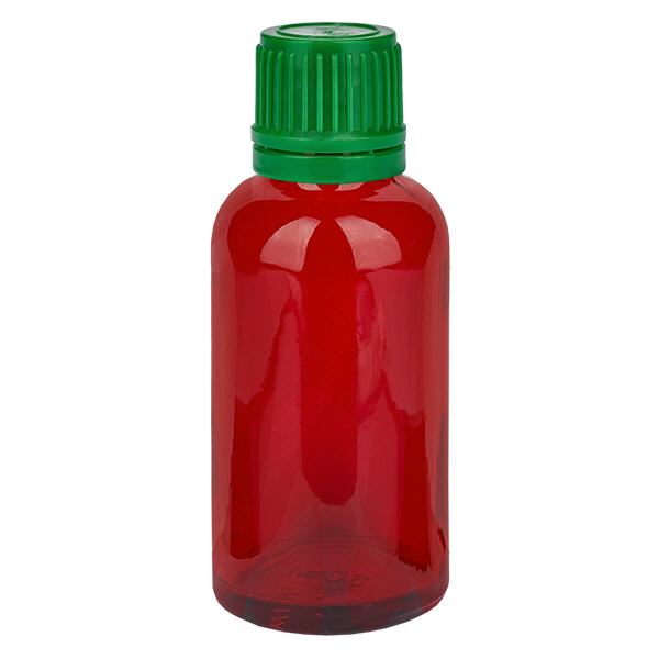 30ml Flasche 11mm Schraubverschluss grün Originalitätsverschluss RedLine UT18/30