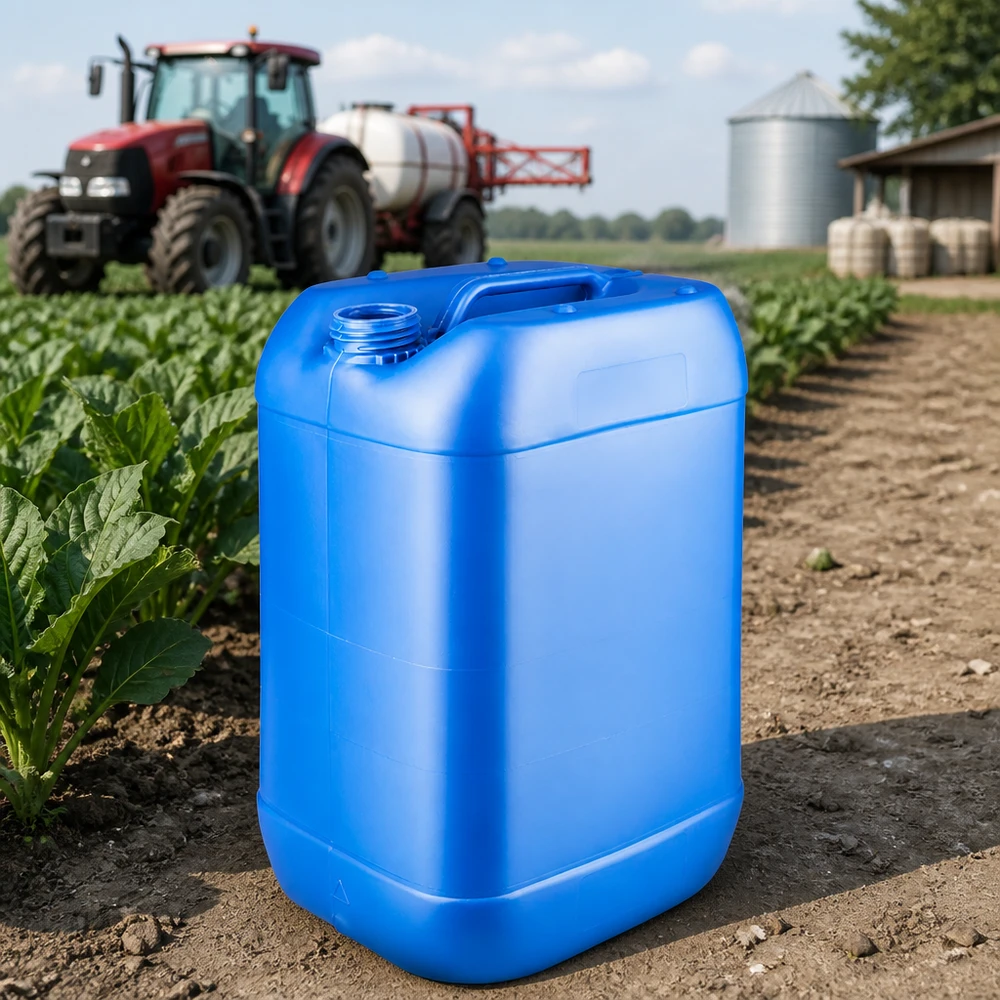 Kanister 25 Liter blau ohne Deckel UV-beständig für Lagerung von Flüssigdünger geeignet