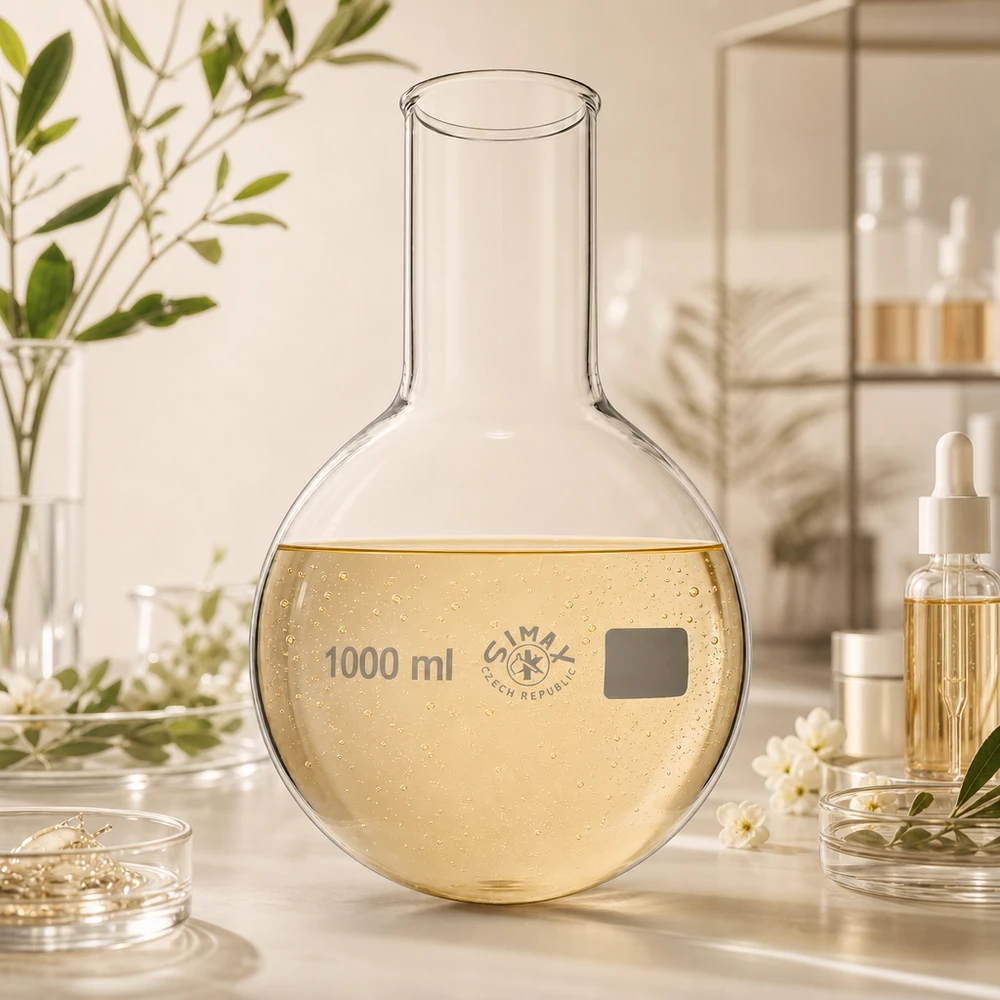 Pallone a fondo tondo da 1000ml a collo largo Vetreria da laboratorio Pallone a fondo tondo da 1000 ml a collo largo con forma ergonomica per una manipolazione sicura