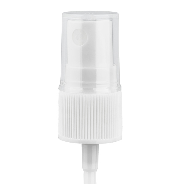 Pumpzerstäuber weiß inkl Kappe 18mm