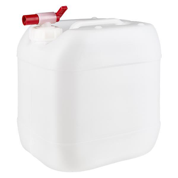 Tanica da 15 litri con rubinetto di scarico Tanica da 15 litri con rubinetto di scarico