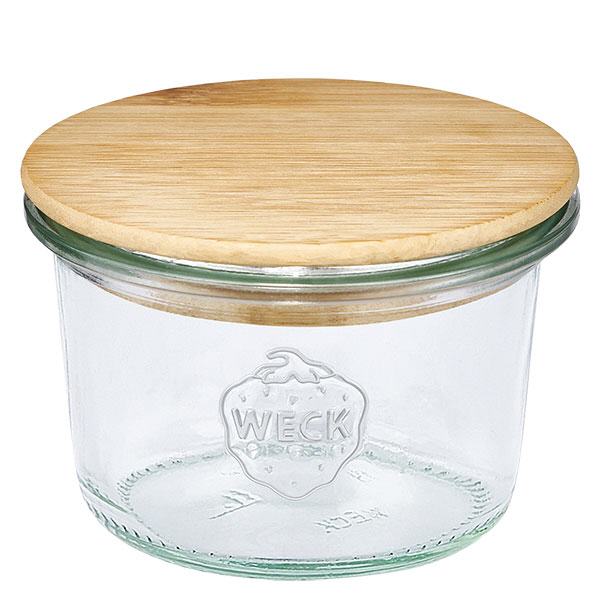 Pot de 80ml WECK RR60 avec couvercle en bois