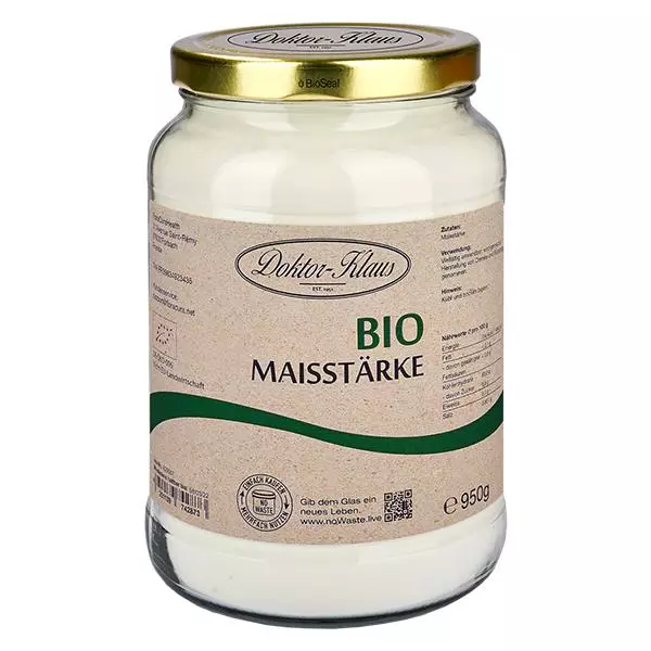 Maisstärke Bio 950g Doktor-Klaus noWaste