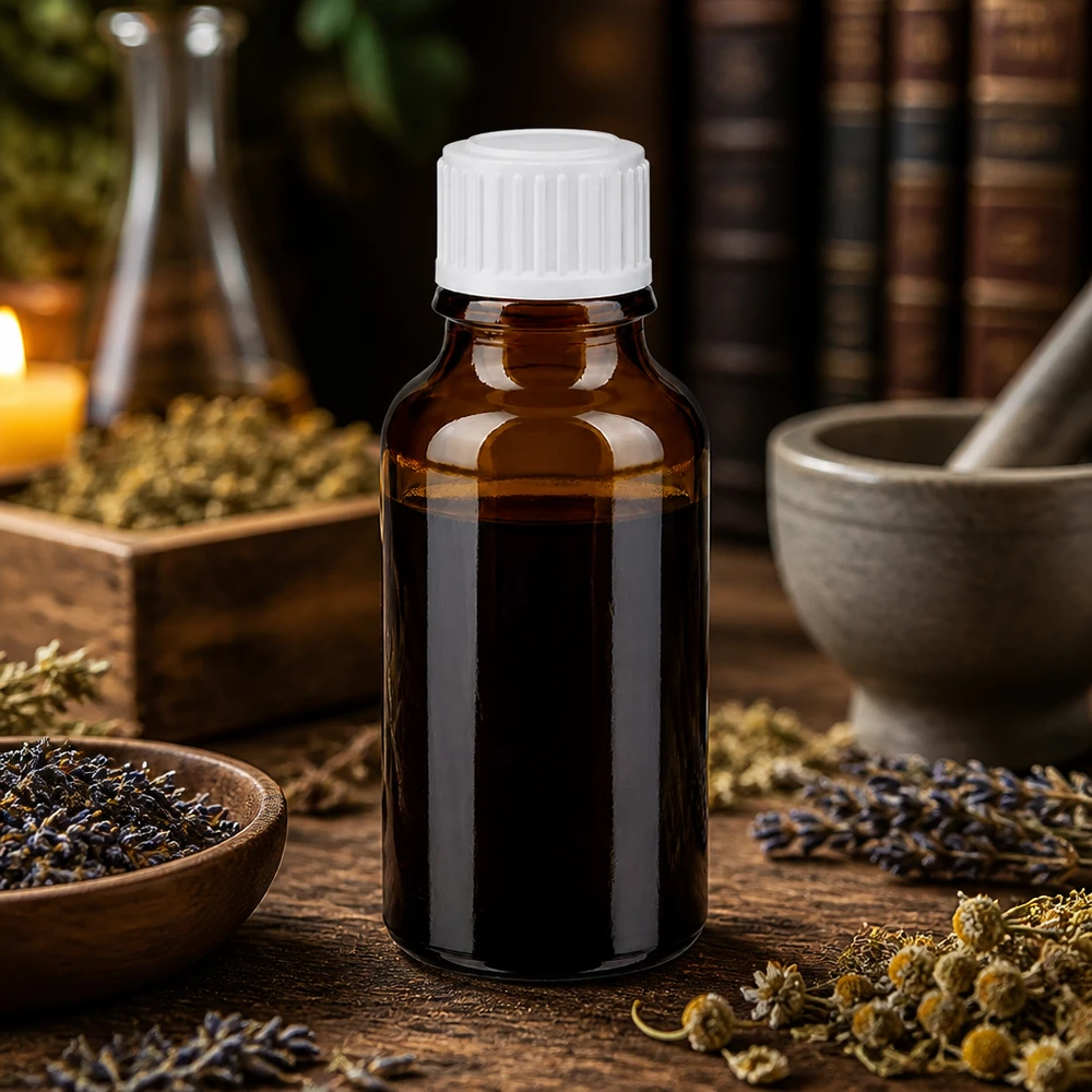 Apothekenflasche braun 20ml Tropfverschluss weiß 0.8mm Standard Kompakte Braunglasflasche 20ml STD mit weißem Dosierverschluss für Aromatherapie-Anwendungen