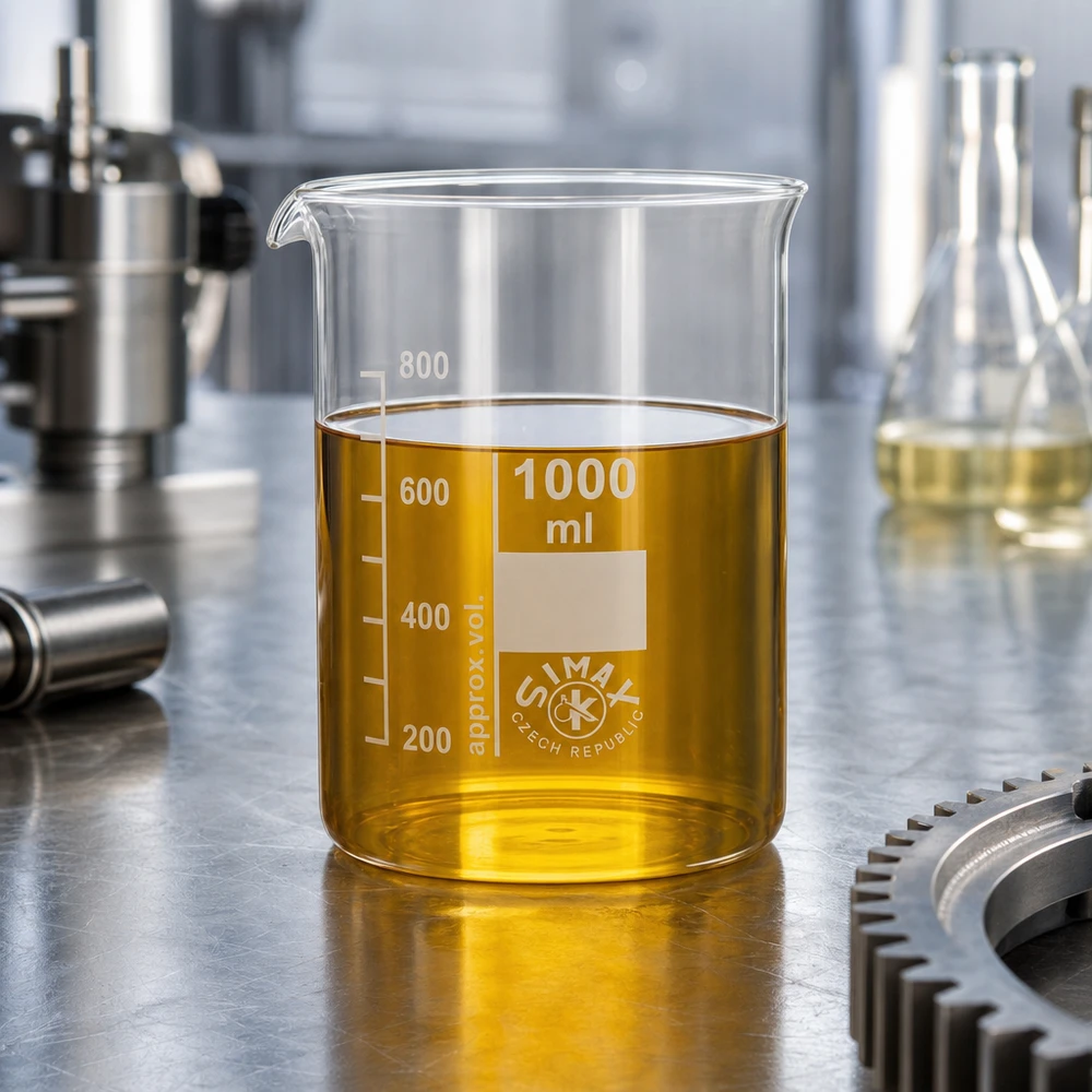 Bicchiere 1000ml in vetro borosilicato, forma bassa Bicchiere di precisione da 1000 ml in robusto vetro borosilicato con scala millilitrica chiaramente leggibile
