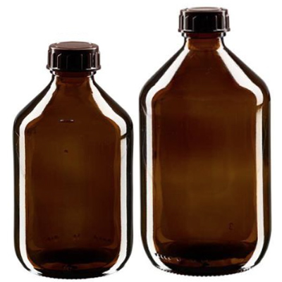 Medizinflaschen braun mit Standard Verschluss
