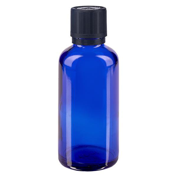 Contagocce blu da 50 ml. OV KiSi Bli nero/1mm ApoGlas Contagocce blu da 50 ml. OV KiSi Bli nero/1mm ApoGlas
