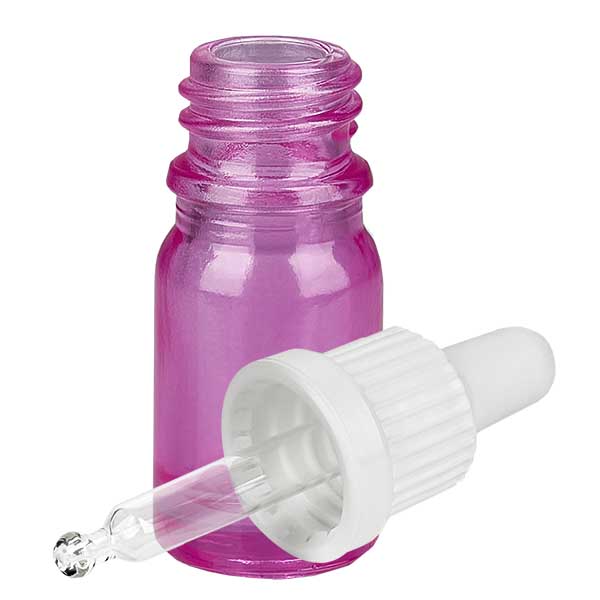 5ml Pipettenflasche weiss Originalität Schraubverschlusserschluss  PurpleLine UT18/5