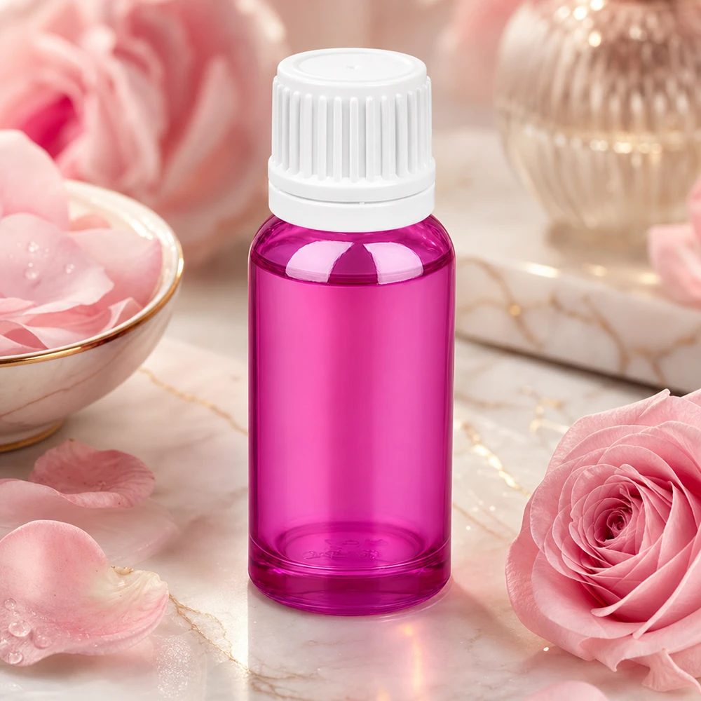 20ml Flasche 11mm Schraubverschluss weiss Originalität Schraubverschlusserschluss PurpleLine UT18/20 Stilvolle 20ml Glasflasche im Purple Line Sortiment mit 18mm Gewinde für Aromatherapie