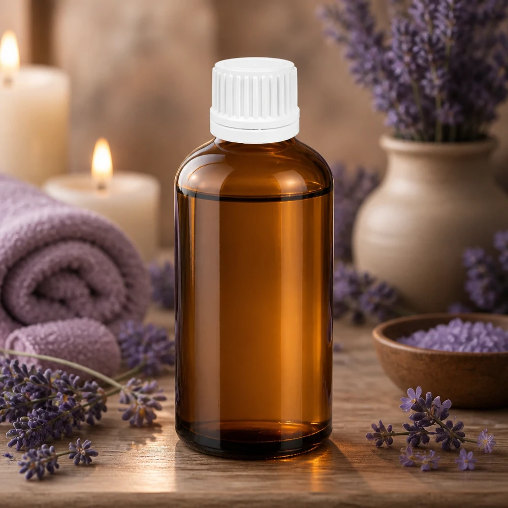 Flacone in vetro da 100 ml con contagocce fine da 0,7 mm per un'applicazione economica di principi attivi costosi