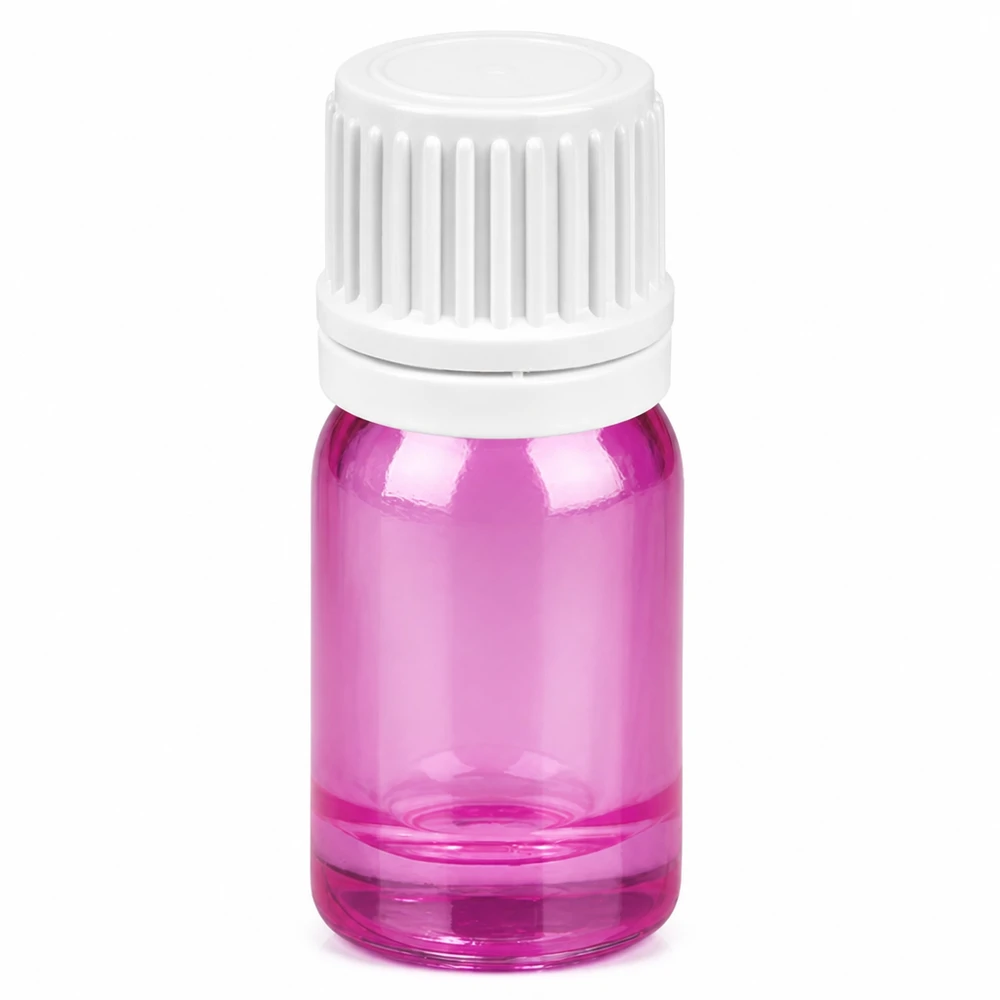 5ml Tropfflasche 0.7mm weiss Originalität Schraubverschlusserschluss PurpleLine UT18/5 Handliche Tropfflasche 5ml lila für E-Liquids Aromen und ätherische Öle mit UT18 Gewinde