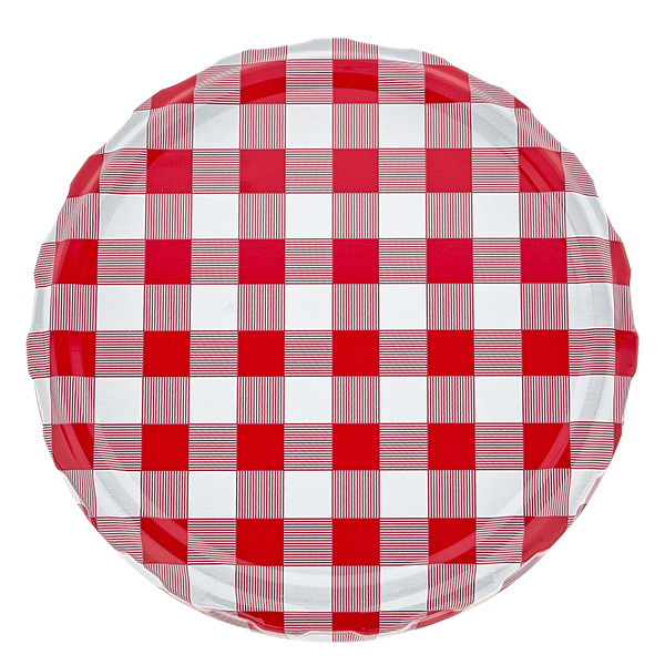 1062ml Rundglas + BasicSeal Deckel rot/weiß UNiTWIST