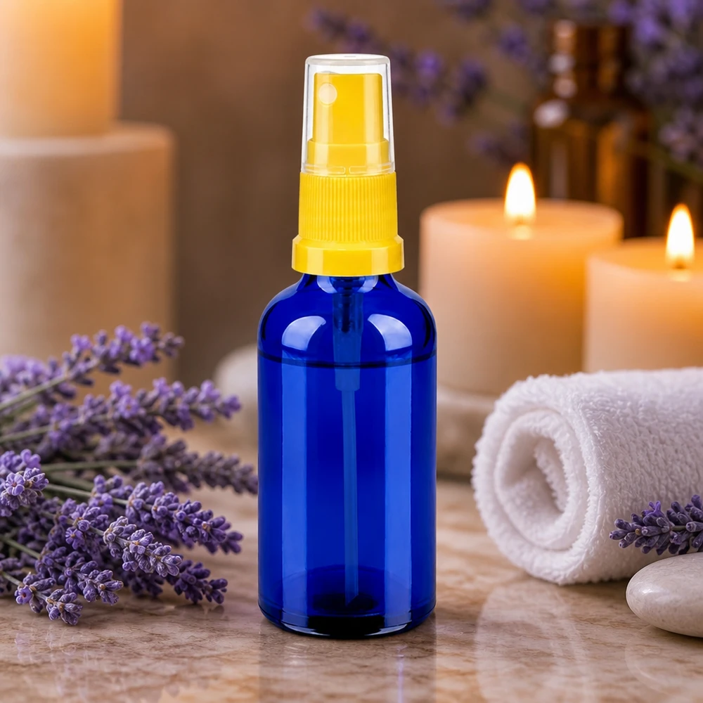 Flacone a pompa professionale da 50 ml con nebulizzazione fine per una distribuzione uniforme dei liquidi