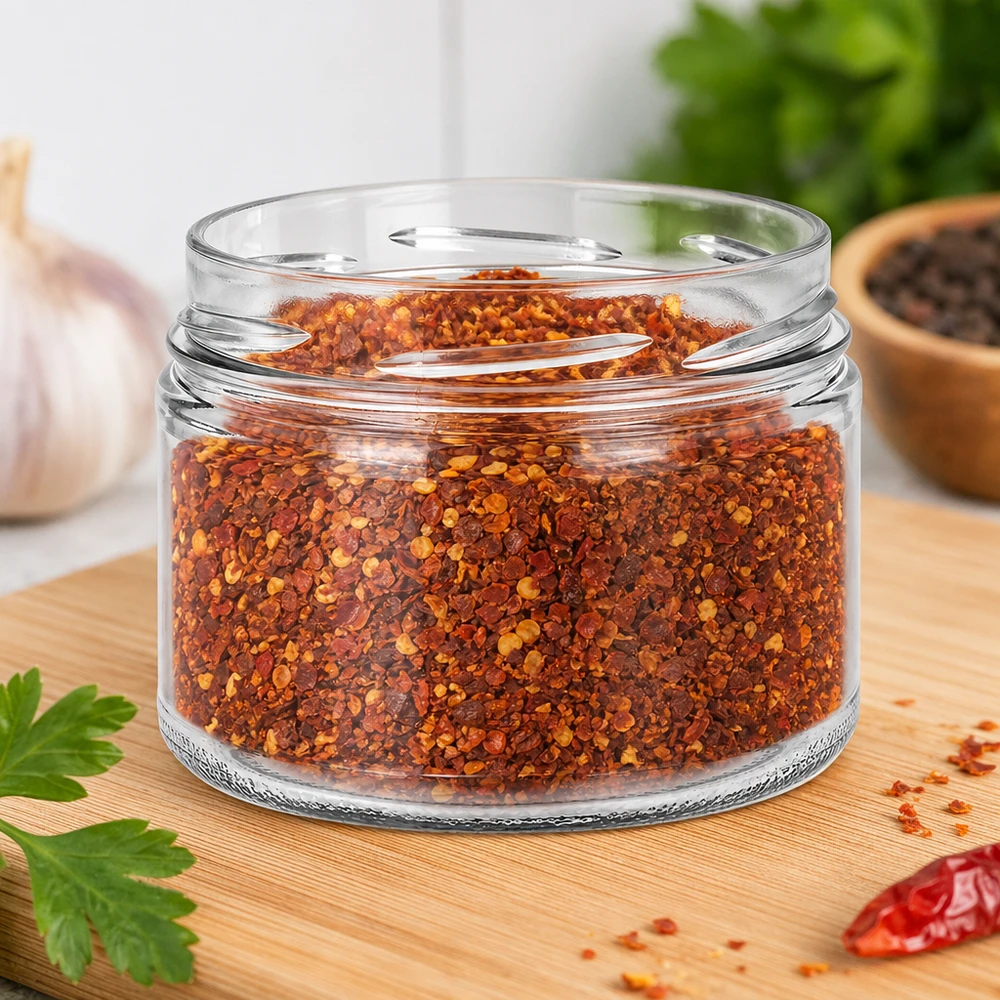 UNiTWIST Runda540 tumbler 540ml TO100 riempiti con mix di spezie al peperoncino fiocchi di paprika lavagna da cucina conservare le spezie