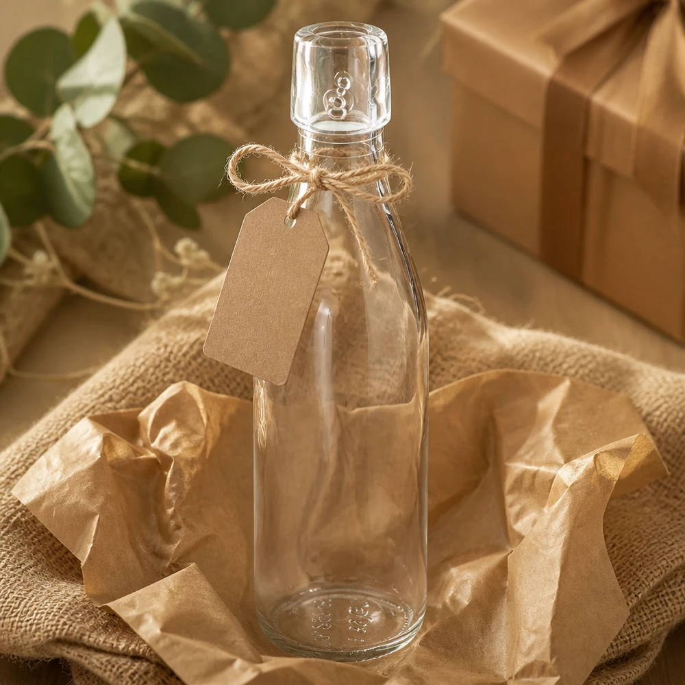 Bottiglia in vetro da 250 ml senza tappo UNiTWIST