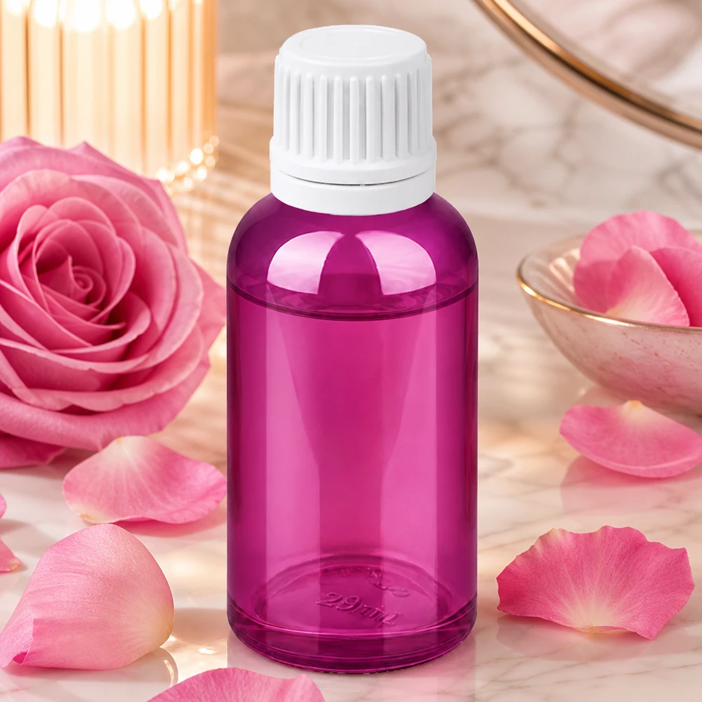 30ml Tropfflasche 0.7mm weiss Originalität Schraubverschlusserschluss PurpleLine UT18/30 Professionelle 30ml Dosierflasche violett mit 0.7mm Tropföffnung für Labor und Praxis