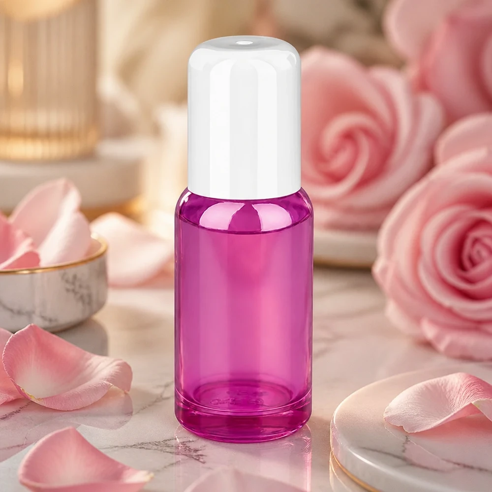 20ml Roll-On Flasche weiss Standard PurpleLine UT18/20 Violette 20ml Roll-On Flasche aus robustem Glas für professionelle Kosmetikherstellung