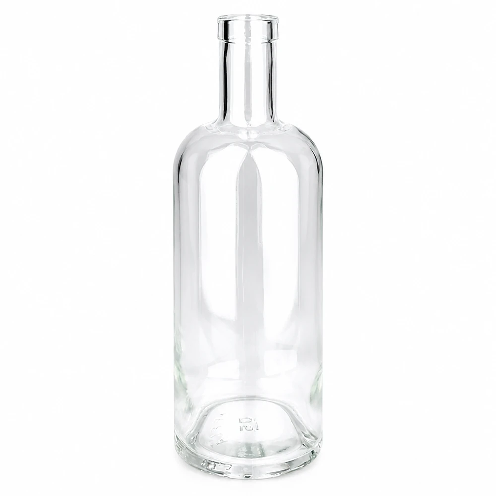Bottiglia di vetro da 750ml Emma trasparente senza tappo UNiTWIST bottiglia vuota per liquori chiara