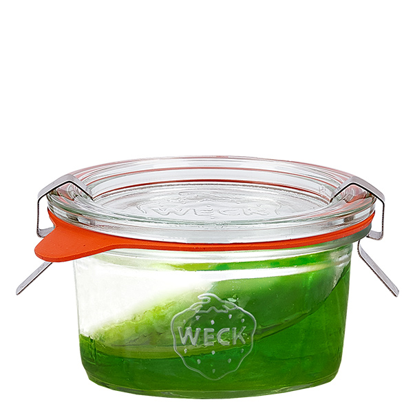 Set di 48 tumbler Weck da 50 ml con 48 coperchi di vetro, 48