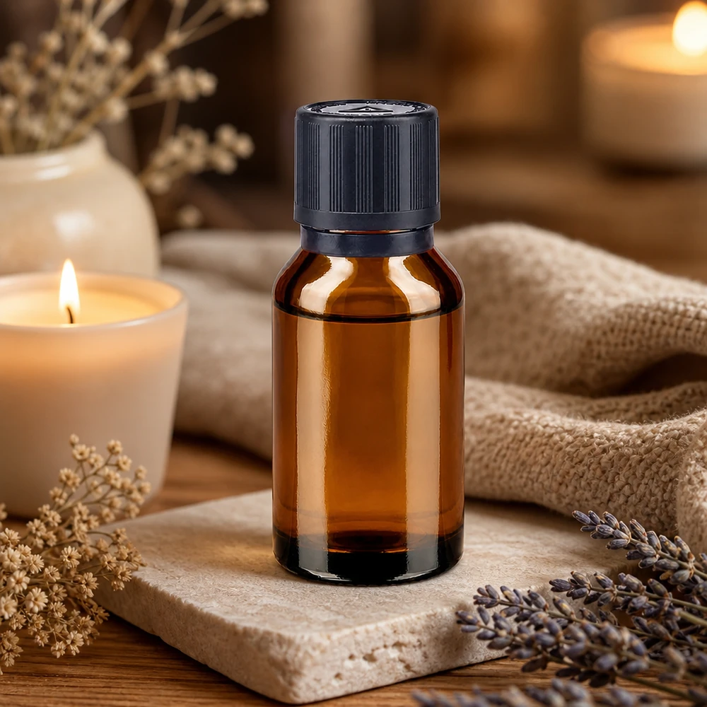 Flacone contagocce marrone da 15 ml. Pr. 1mm s. KiSi Bliw OV Flacone in vetro ambrato da 15 ml con tappo originale e contagocce di precisione da 1 mm per oli essenziali
