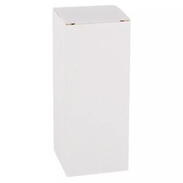 Boîte pliante FS1 carton blanc, hauteur 97mm