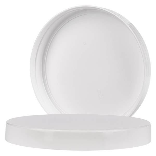 Schraubdeckel 100mm weiß für Petpacker