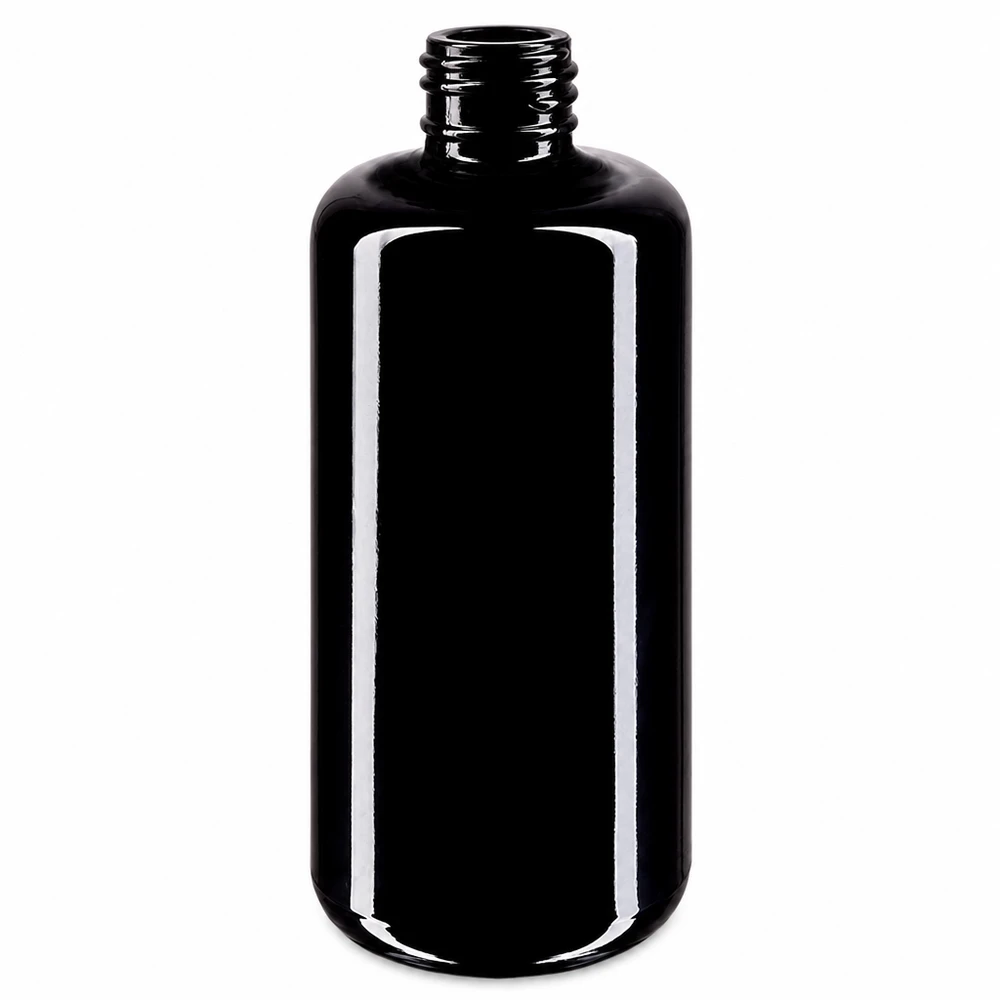 Flacone cosmetico da 200 ml "Draco" in vetro viola Miron Bottiglia in vetro viola Draco da 200 ml di alta qualità per sieri cosmetici fai da te e prodotti per la cura naturale