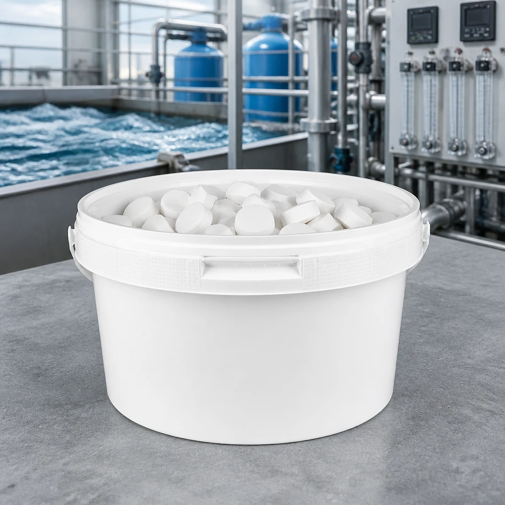 Industrieeimer 3,5 Liter weiß aus PP Plastik mit Deckel für Wasserpflege