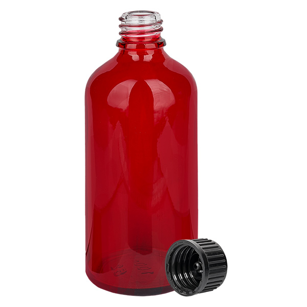 100ml Flasche 11mm Schraubverschluss schwarz Standard RedLine UT18/100