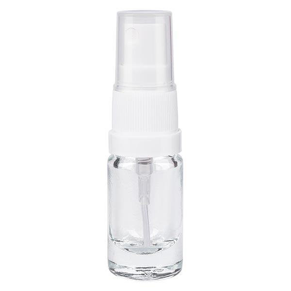 Flacone spray trasparente da 5 ml STD bianco/trasparente apoGlas Flacone spray trasparente da 5 ml STD bianco/trasparente apoGlas
