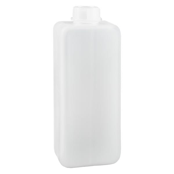 Chemiekalienflasche 1000ml, Enghals aus PE-HD, naturfarbig