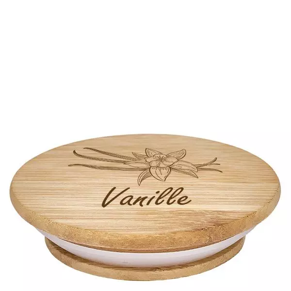 Holzdeckel "Vanille" für WECK RR60