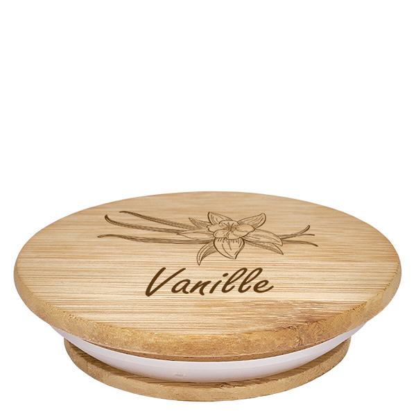 Holzdeckel "Vanille" für WECK RR60