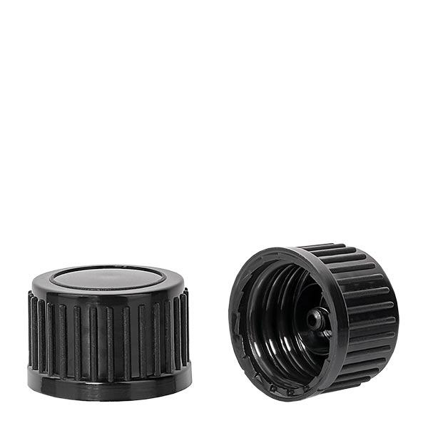 Tappo a vite nero (DIN18, UT18) standard Tappo a vite nero (DIN18, UT18) standard