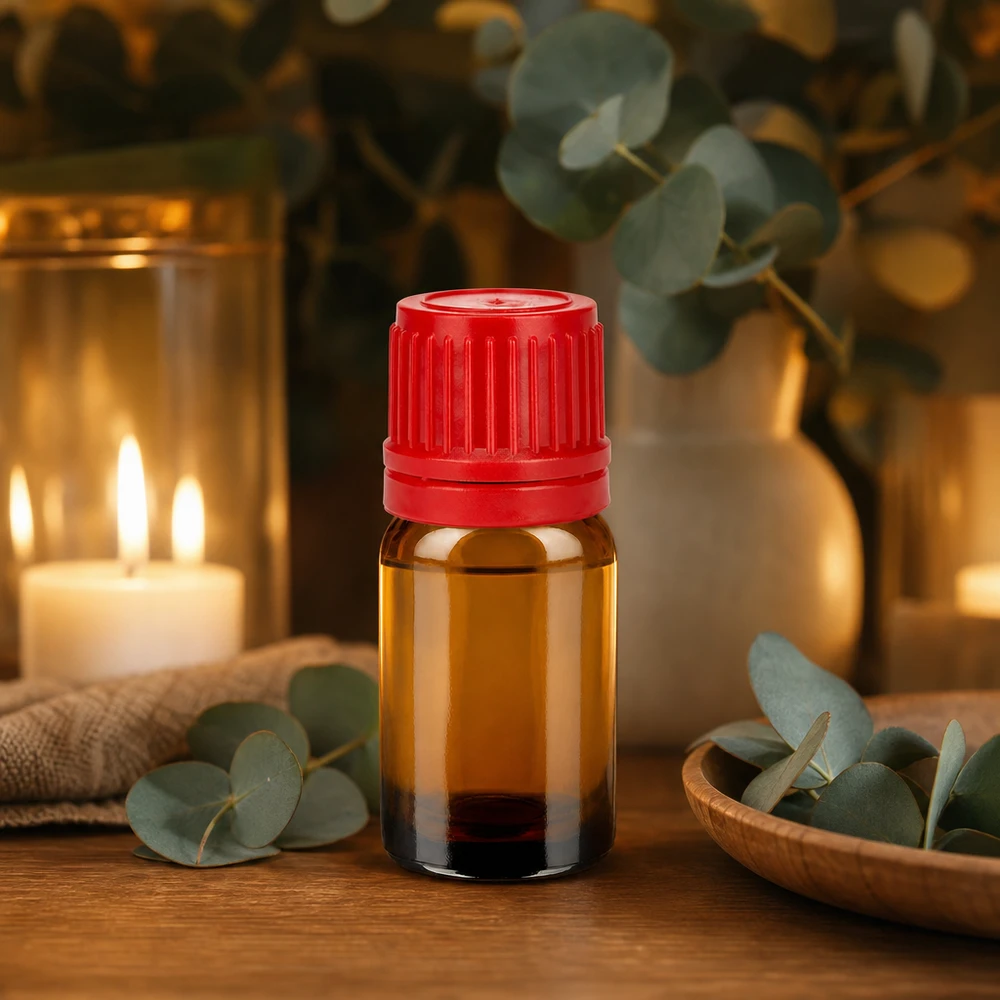 5ml Flasche 11mm Schraubverschluss rot Originalitätsverschluss BrownLine UT18/5 Handliche 5ml Glasflasche mit fest verschließbarem roten Deckel für sichere Aufbewahrung
